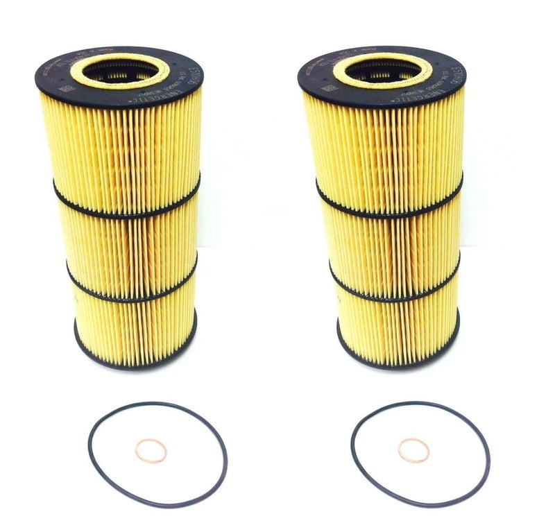 Hengst Freightliner Detroit Diesel DD13 DD15 DD6 Case of 2 Oil Filters OEM A4721800509 - Image 1